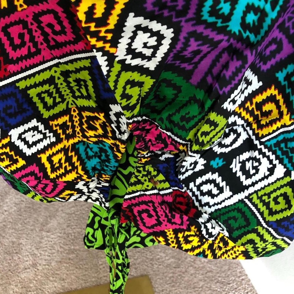 Colorful Geometric Patterned Kimono - Picture 5 of 6